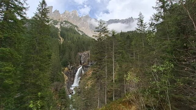 Waterfall at Rosenlaui