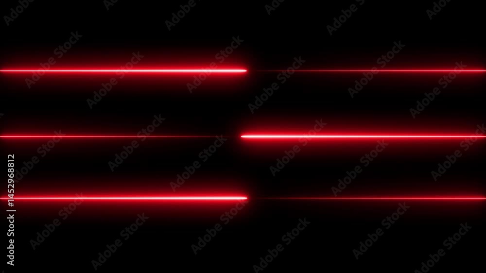 Poster lines abstract futuristic technology background. seamless loop animation black background. lasers - 
