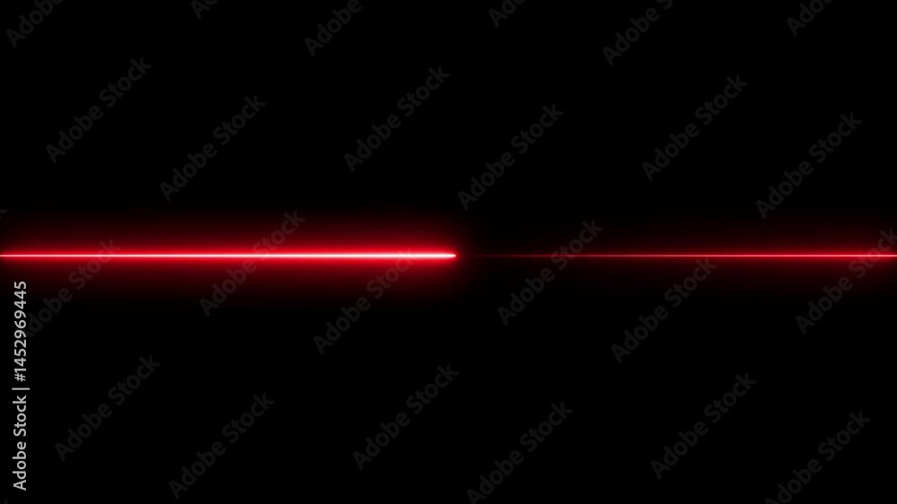 Aufkleber fist speed horizontal neon line animation moving from right to left on black screen. continuous one 