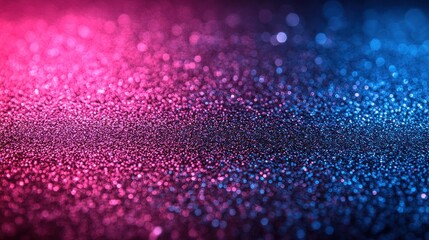 Vibrant pink and blue glitter surface