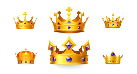 golden crown vector