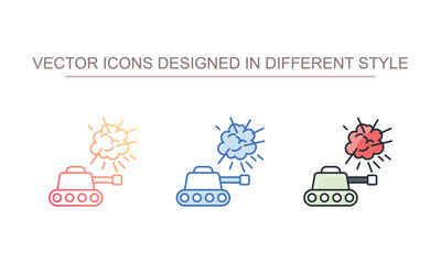 War icon design with white background stock illustration
