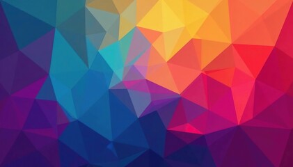 Abstract geometric shapes form repeating backdrop, cool, gradient, branding