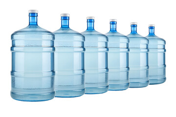 bottle of water,Set of bottles of water