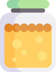 jar illustration on a white background     
