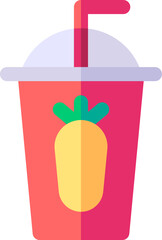 juice illustration on a white background     