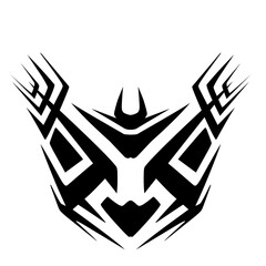 Enigmatic Void: Infinite depths of pure darkness and stark absence of light