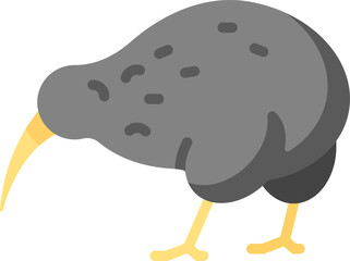 kiwi illustration on a white background     