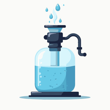 blue alchemists elixir with steam