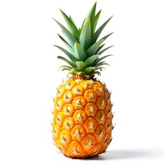 Fototapeta premium pineapple isolated on white background 