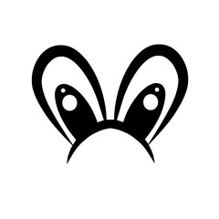 Minimalist Abstract: Two small circles in a dark space evoke a sense of quiet contemplation