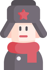 man illustration on a white background     