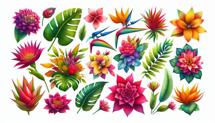 Island dreams – exotic leaves dancing across fabrics & walls