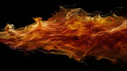 Realistic isolated fire effect for decoration and covering on black background. Concept of particles , sparkles, flame and light on white background