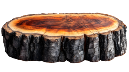 Wooden Slice Rustic Texture Natural Wood Tree Stump Tabletop Display Organic Material  Br
