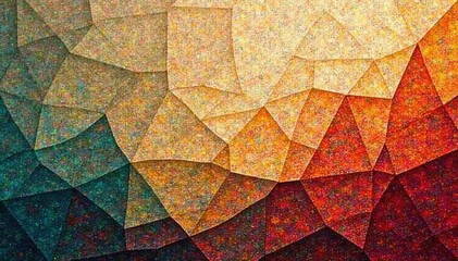 Geometric tapestry, muted earth tones, subtle texture, seamless pattern, print, geometric