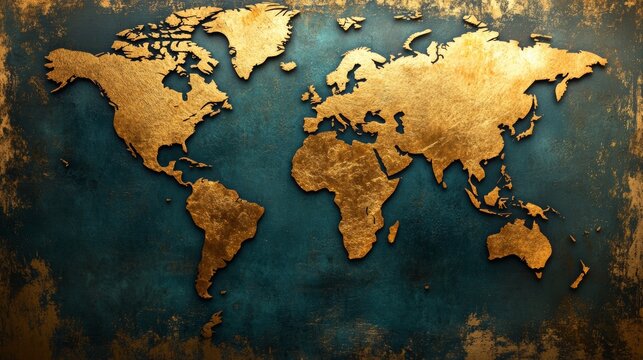 World map royalty free image