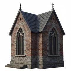 Naklejka premium old brick house