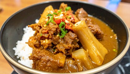 牛すじ煮込みカレー