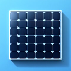 A Modern Solar Panel Photovoltaic Energy Collector Demonstrating Clean Power