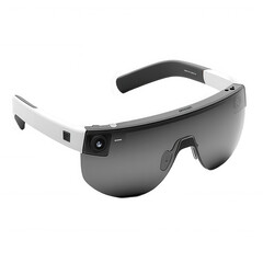 Augmented reality glasses smart glasses ar glasses wearable tech eyewear device on transparent background