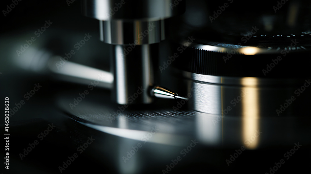 Poster a precision musical instrument close up highlighting its purpose and functionality.