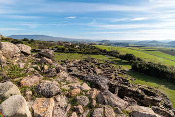 Su Nuraxi is a nuragic archaeological site in Barumini, Sardinia, Italy