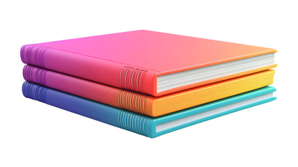 Stack of Vibrant Gradient Books for Education Learning and Knowledge Representation