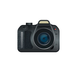 Camera vector isolated icon. Photo camera emoji illustration. Camera vector isolated emoticon