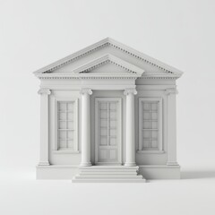 Fototapeta premium house on a white background