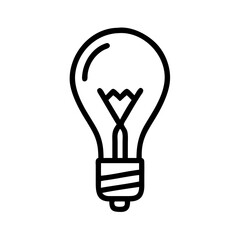 Icon of a Light Bulb