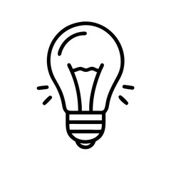 Icon of a Light Bulb