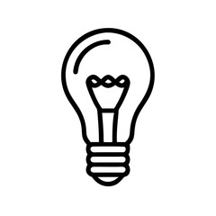 Icon of a Light Bulb