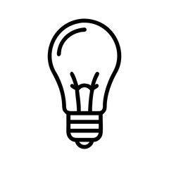 Icon of a Light Bulb