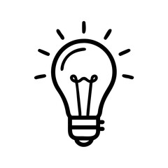 Icon of a Light Bulb