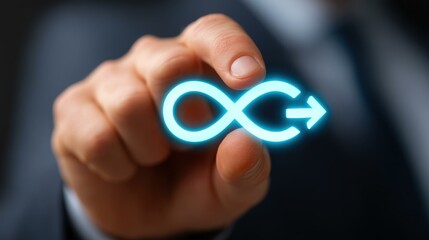 Innovative business planning with a focus on sustainable strategy and the circular economy concept for future growth.