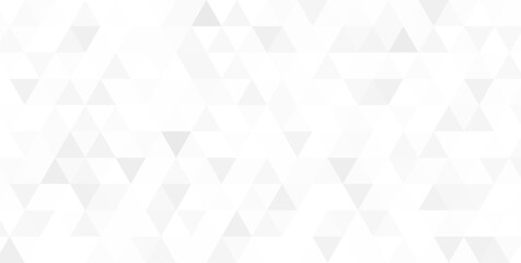 White pattern triangle abstract background gray mosaic modern shape graphic simple design. Triangular pattern background geometric wallpaper