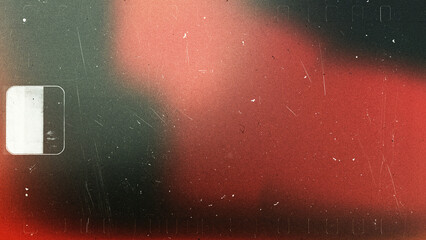 Vintage 8mm Film Frame Overlay with Grain and Light Leaks