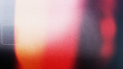 Vintage 8mm Film Frame Overlay with Grain and Light Leaks