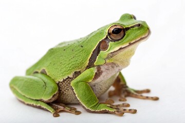 Obraz premium squirrel tree frog isolated on white background