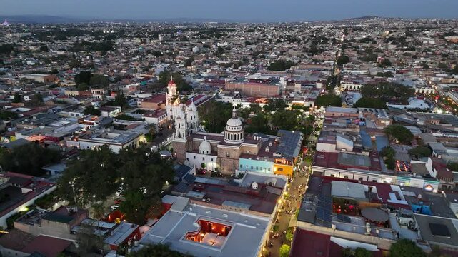 vista aerea de tlaquepaque centro