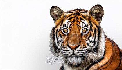 Obraz premium illustration of a tiger on a white background