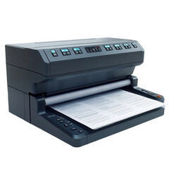 Discover professional laminating machine for office document protection use on transparent background