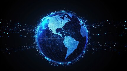 Fototapeta premium Global Network Connection