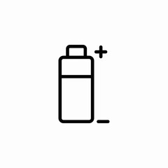 battery single icon sign vector