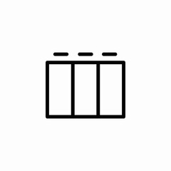 cahrge display icon sign vector