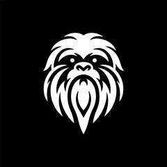 Bold Yeti Face Badge Icon