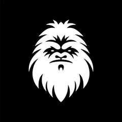 Sharp Line Yeti Head Logo