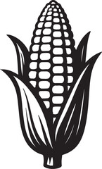 vector illustration of a corn
