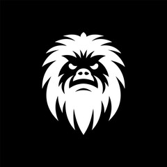 Wild Yeti Head Ink Logo
